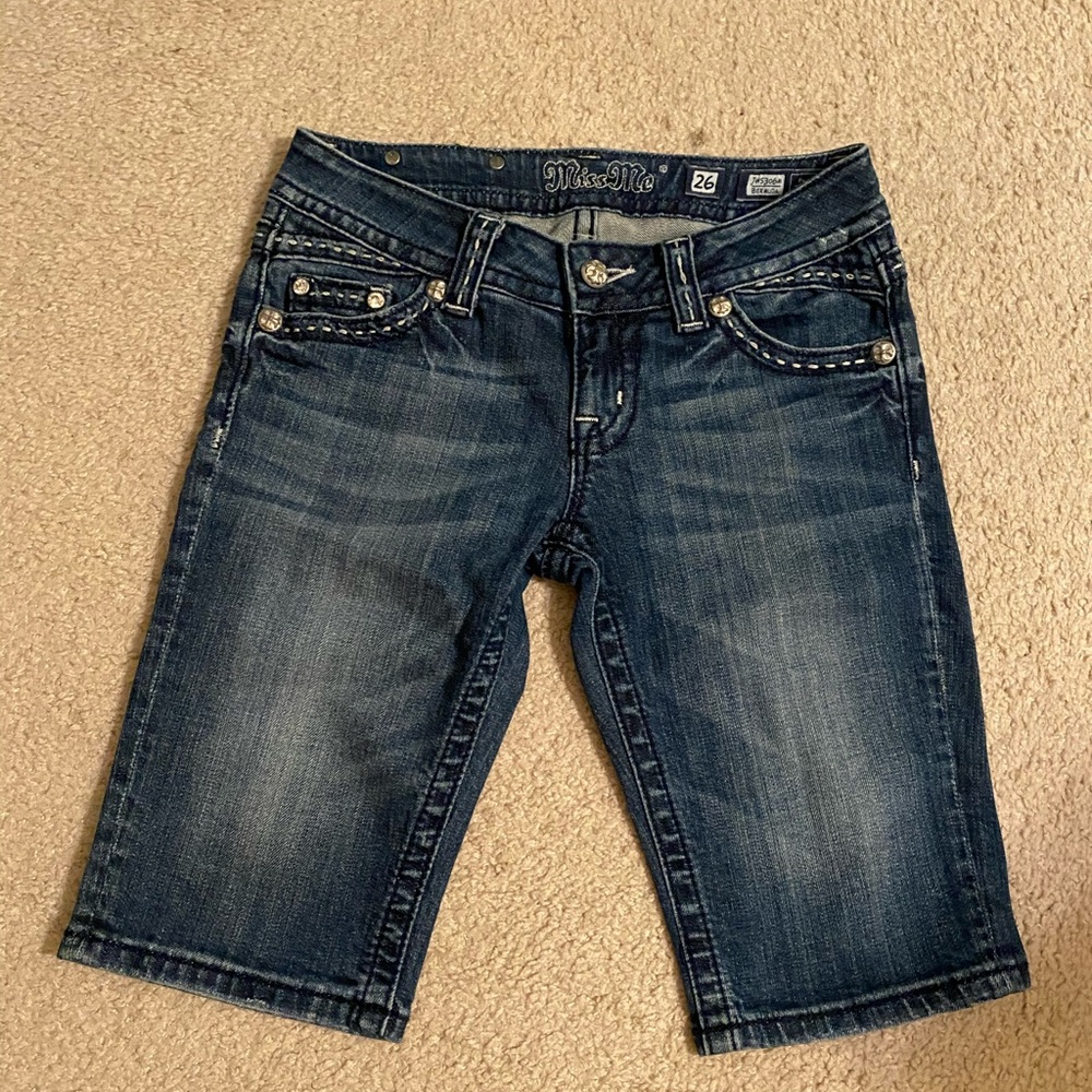 Miss Me Bermuda jeans shorts